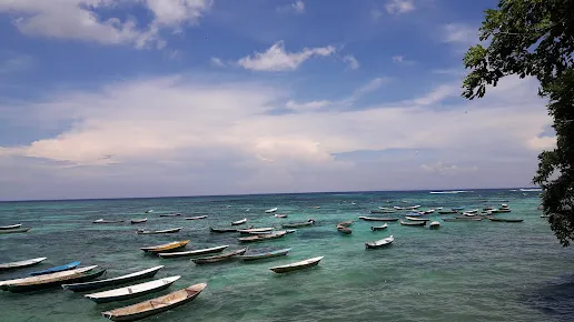 Aerial view of Nusa Lembongan during Nusa Lembongan island tour and snorkeling trip