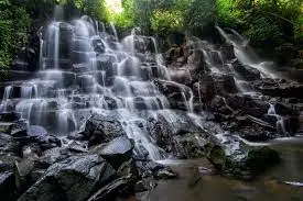 Waterfall hidden gem included in Bali tour package itinerary