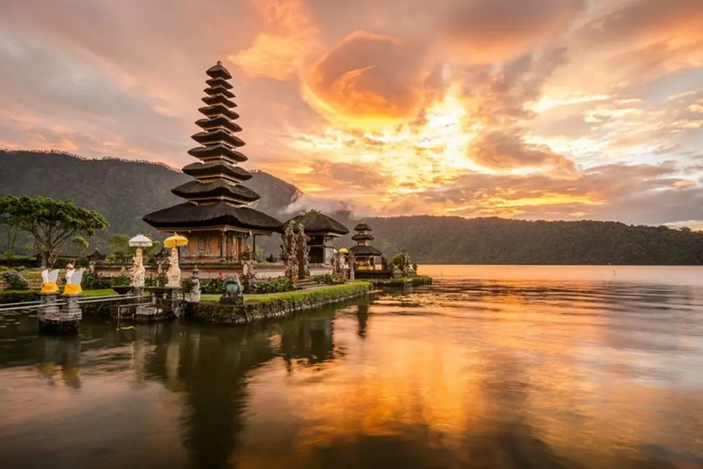 Ulun Danu Beratan Temple in Bedugul from Bali tour package trip