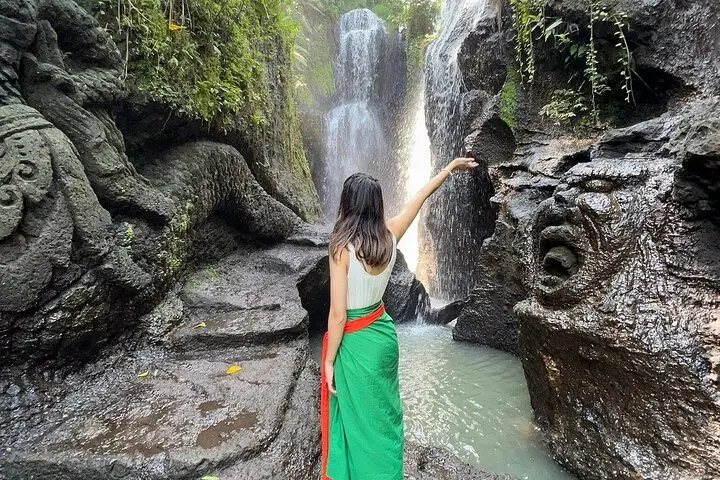 Spiritual Bali Private Tour visiting hidden waterfall and sacred temples