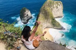 Beautiful beach scenery during Bali Day Tour captured while enjoying Car Hire Bali with Driver by Bali Agung Tour.