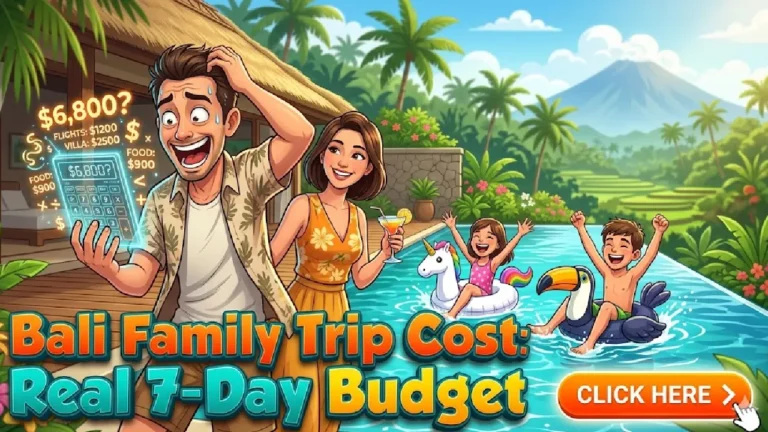 Bali Family Trip Cost: Real 7-Day Budget (2026)