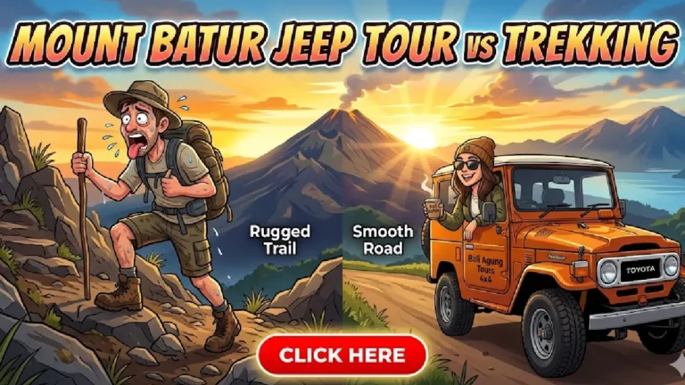 Mount Batur Jeep Tour vs Trekking: Best Sunrise Choice?