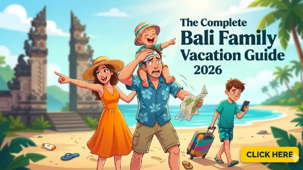 The Complete Bali Family Vacation Guide 2026: Kid-Friendly Itineraries & Costs