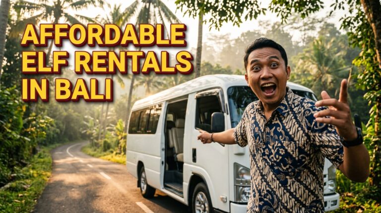 Affordable Elf Rentals in Bali The Smart Way to Travel as a Group