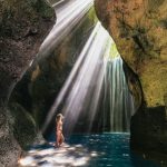 Visit Tukad Cepung Waterfall in Ubud, Bali